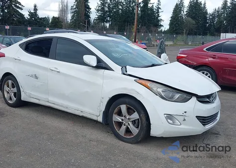 2013 Hyundai Elantra Gls из США, поврежденный, VIN 5NPDH4AE0DH436075